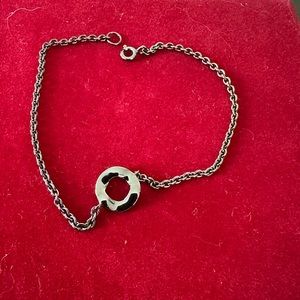 NWOT Ippolita gunmetal wavy circle bracelet. Approx 7in.